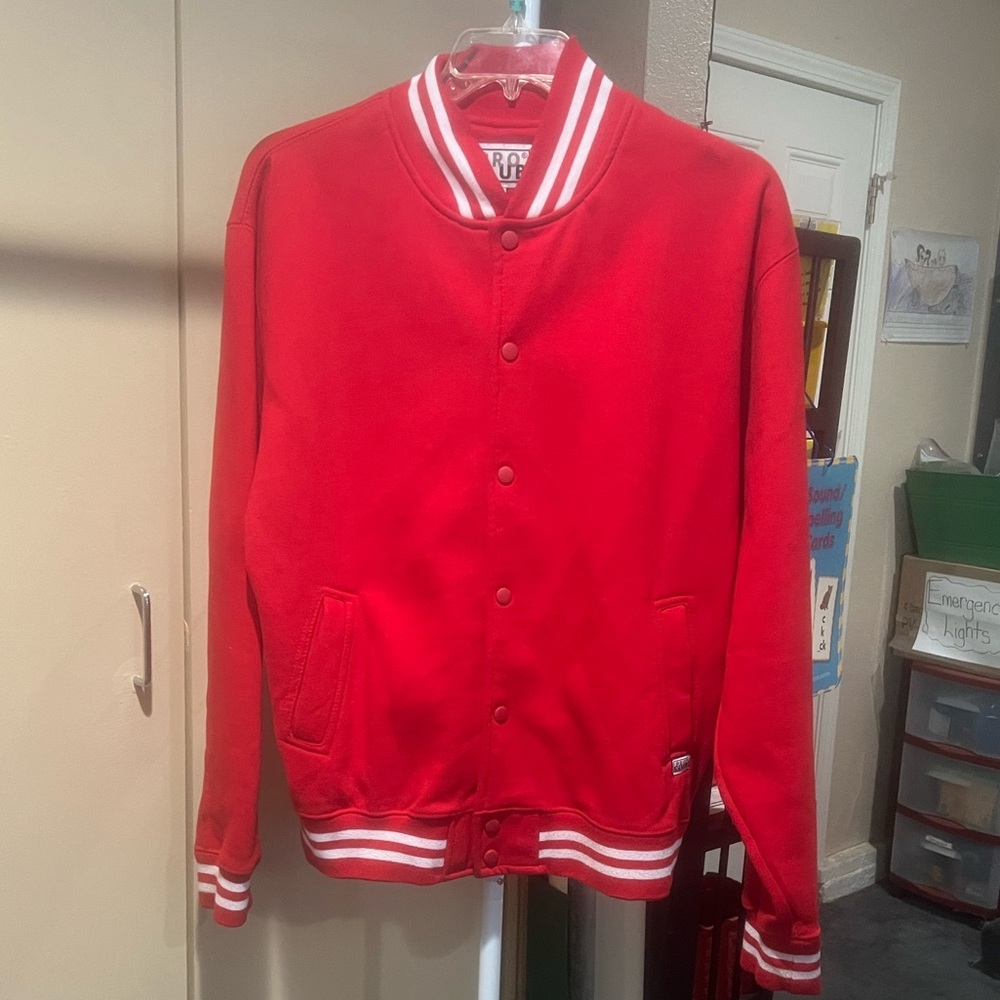 Pro club -  men’s Red Varsity track Jacket - size xl - great condition pre-loved